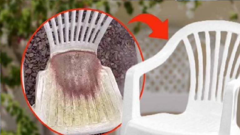 Dites adieu aux chaises de jardin sales grâce à cette crème DIY