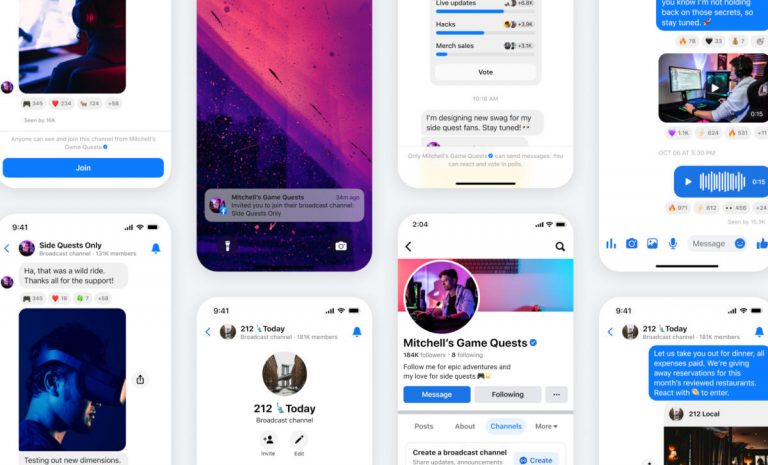 Meta apporte les chaînes de diffusion d’Instagram à Facebook et Messenger