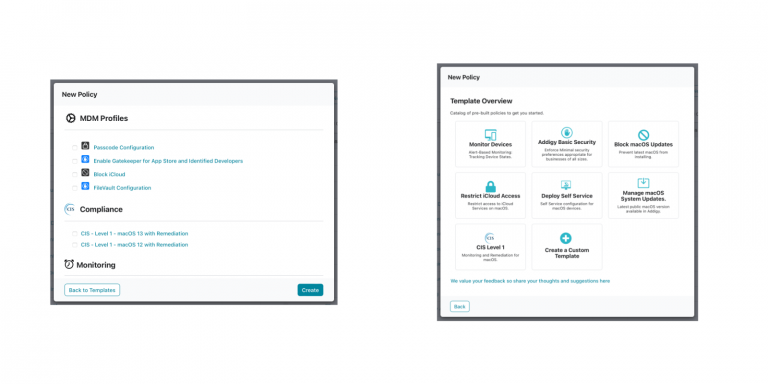 Addigy déploie des modèles de stratégie pour rationaliser le déploiement du profil de configuration