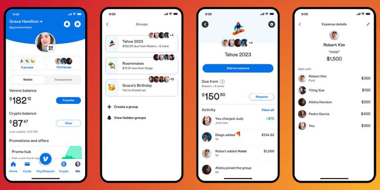 Venmo Groups vous permet de diviser vos factures ou de suivre les dépenses partagées