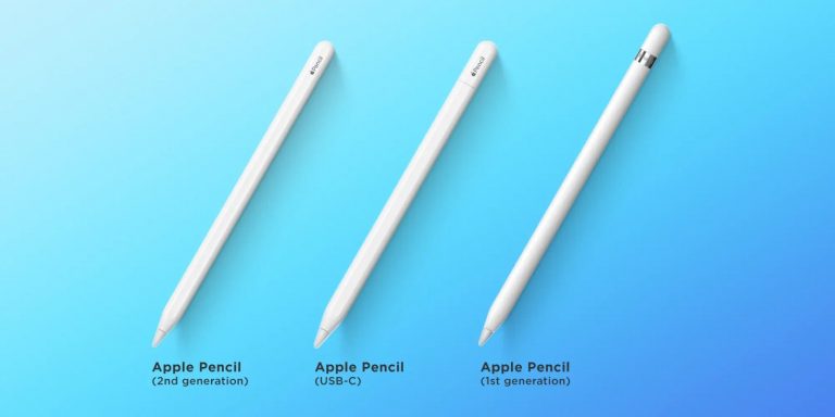 Apple Pencil USB-C contre Apple Crayon 2 contre 1