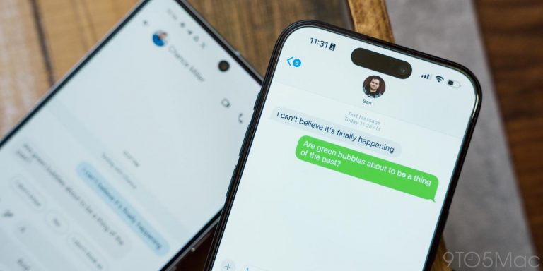 De quelle couleur seront les bulles des messages RCS ?  Apple confirme la réponse