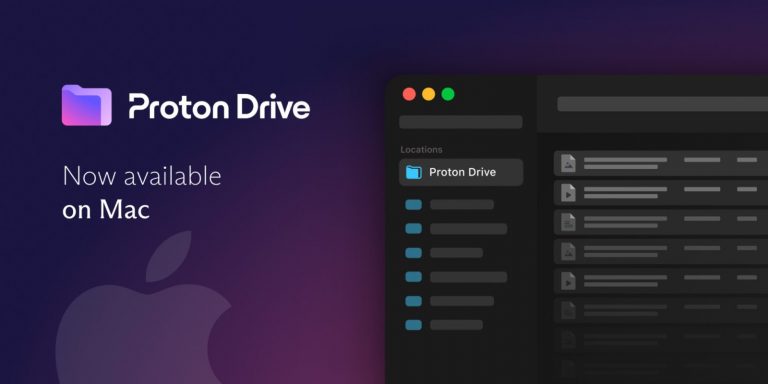 Proton Drive arrive pour macOS avec un stockage cloud crypté de bout en bout