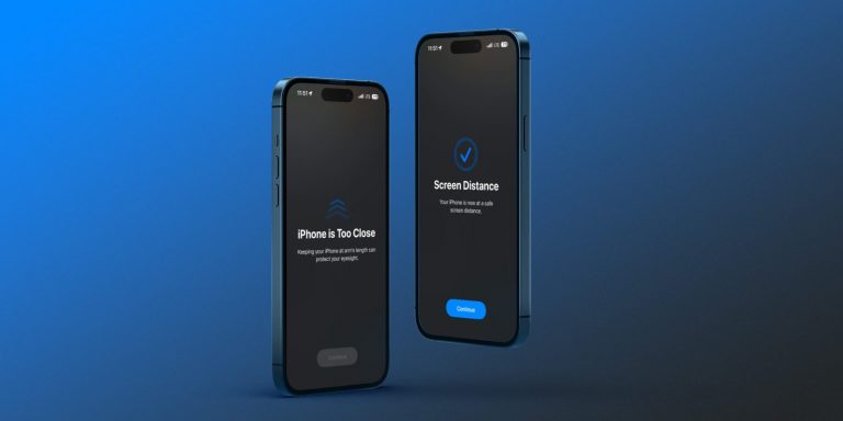 Utilisez la distance de l’écran de l’iPhone pour protéger vos yeux