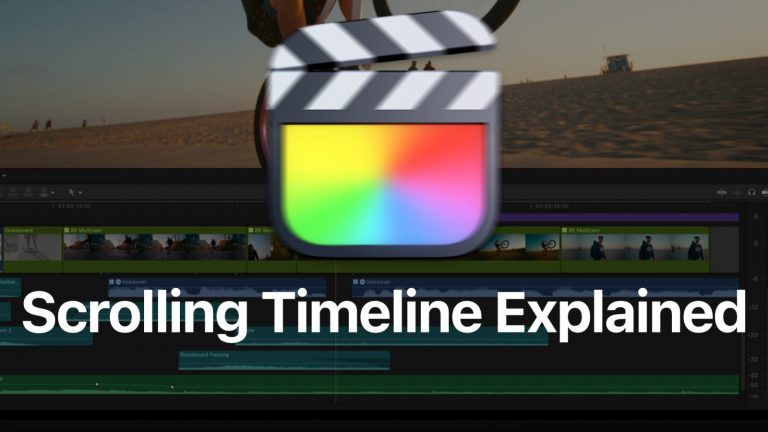 Final Cut Pro 10.7 – défilement automatique de la timeline – mieux que prévu !  (Vidéo)