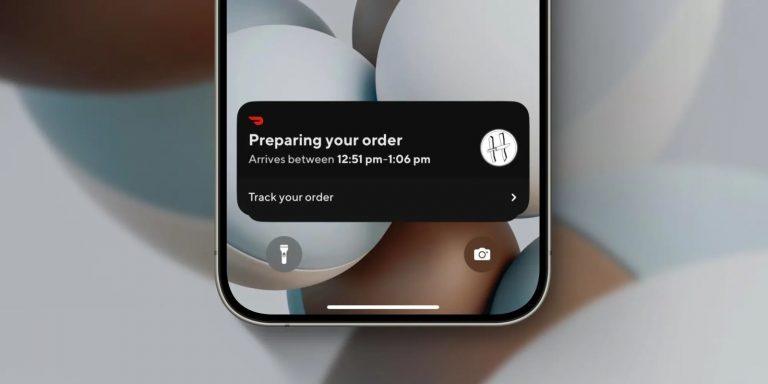 DoorDash commence enfin à proposer des activités en direct et le suivi des commandes Dynamic Island