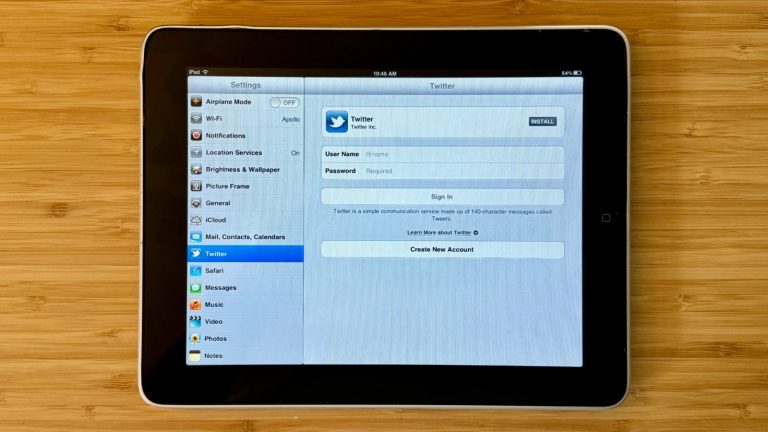 L’héritage Twitter est magnifiquement encapsulé dans l’iPad d’origine pour toute l’éternité