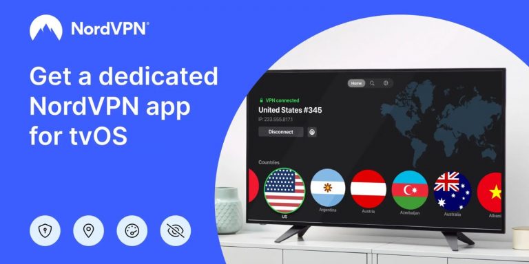 L’application NordVPN désormais disponible sur Apple TV