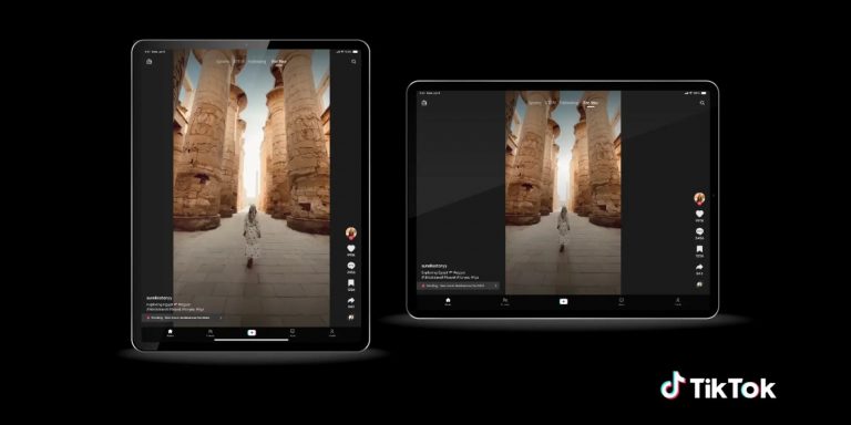 TikTok met à niveau l’application iPad avec de nouvelles barres de navigation, un flux vidéo raffiné, etc.