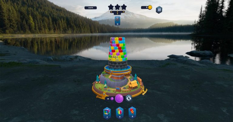 Trois autres jeux Apple Arcade arrivent sur Apple Vision Pro, dont spatial Spire Blast