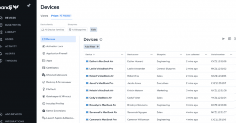 Kandji dévoile un nouvel outil de reporting, de conformité et d’enquête sur les incidents pour les flottes Apple