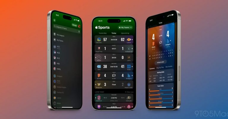 Apple lance l’application Sports pour iPhone, proposant des scores, des statistiques et bien plus encore en temps réel