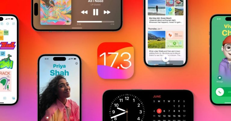 Apple publie la mise à jour iOS 17.3.1 avec un correctif de bug de texte