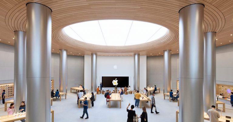 Le dernier Apple Store révèle un magnifique design circulaire (Galerie)