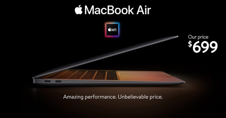 Walmart commence à vendre le Mac pour la première fois : MacBook Air M1 pour 699 $