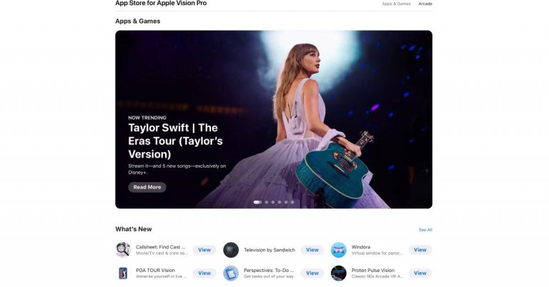 Apple offre aux utilisateurs une nouvelle façon de parcourir l’App Store de Vision Pro