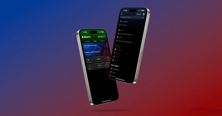L’application Apple Sports reçoit la première mise à jour avec le support MLB, les données NCAA March Madness, etc.