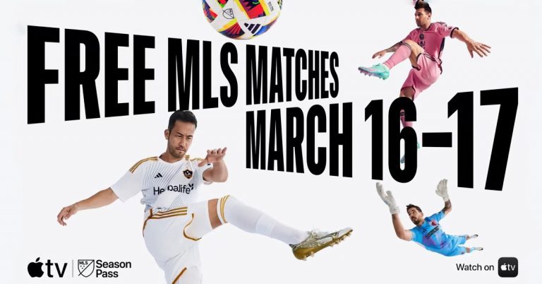 Tous les matchs de la MLS sont diffusés gratuitement sur l’application Apple TV ce week-end, aucun abonnement requis