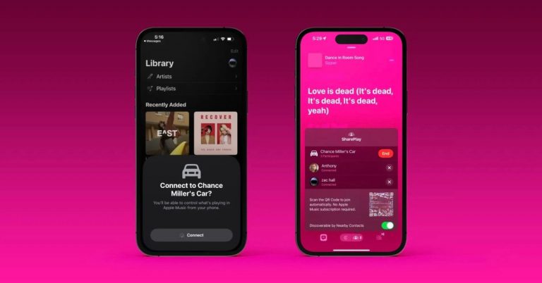 Pratique : Comment utiliser SharePlay dans CarPlay avec Apple Music