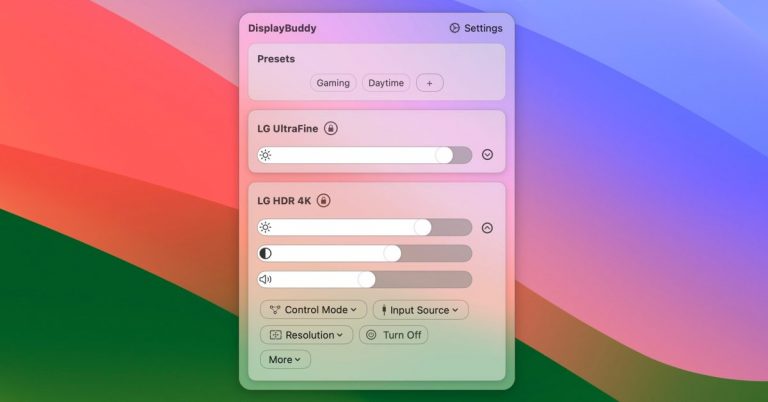 DisplayBuddy pour Mac fonctionne désormais avec les moniteurs intelligents Samsung