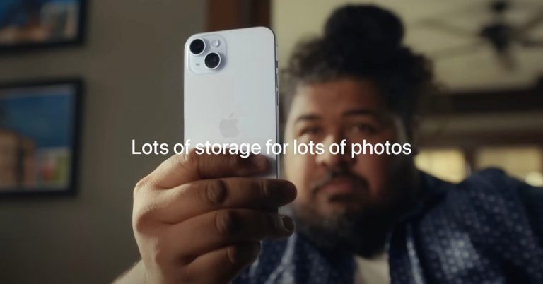 La dernière publicité d’Apple pour l’iPhone 15 indique que vous n’aurez jamais à supprimer vos photos