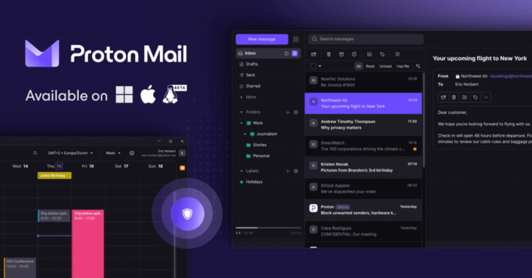 L’application de bureau Proton Mail arrive pour Mac et Windows avec ces fonctionnalités