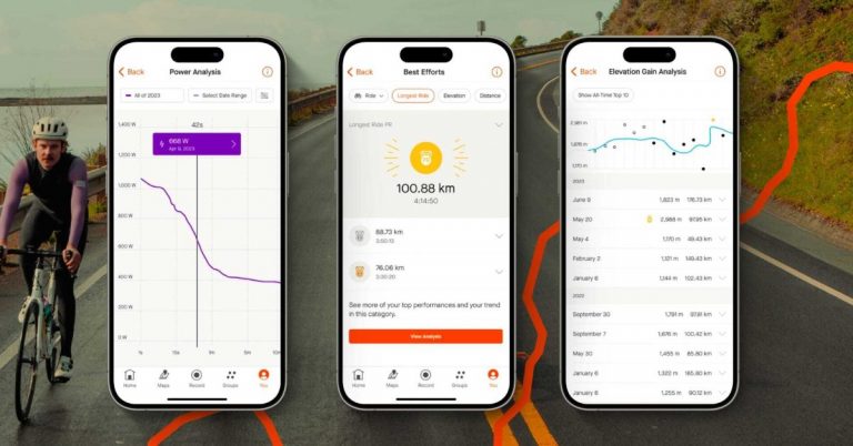 L’application Strava étend la fonctionnalité Best Efforts pour les cyclistes