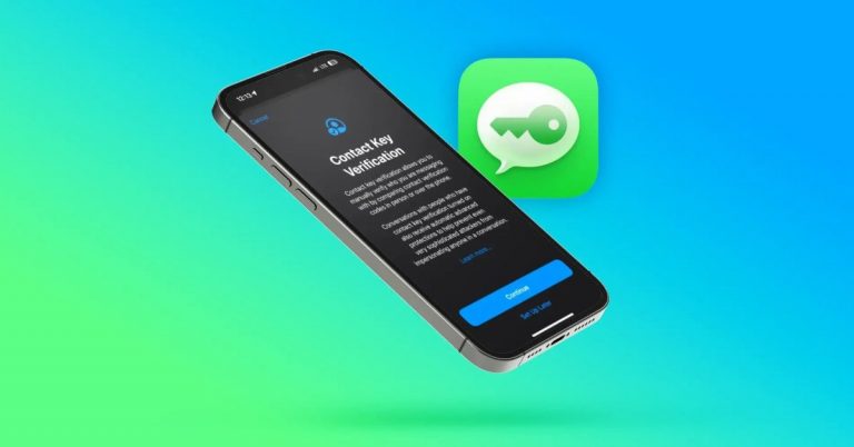 Activer iMessage de vérification des clés de contact sur iPhone