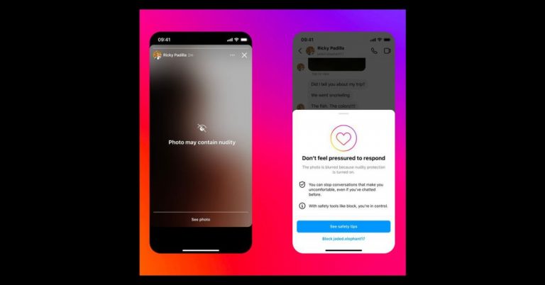 Meta protège les adolescents en brouillant les photos de nus dans les DM Instagram