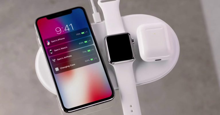 La vidéo montre un prototype AirPower rechargeant une Apple Watch