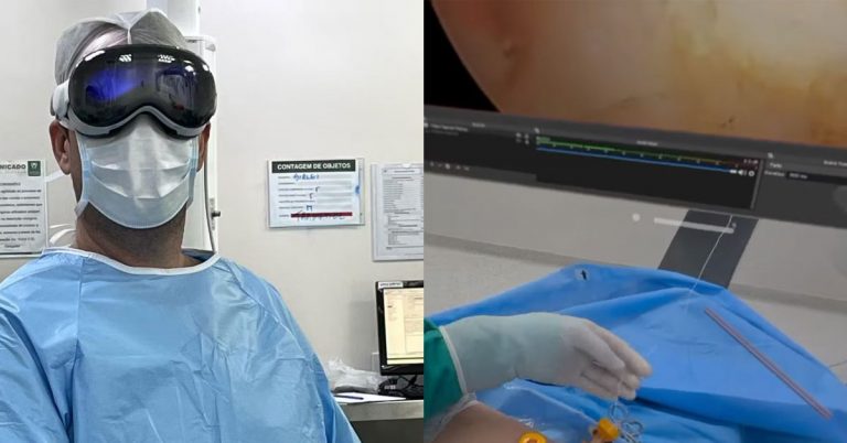 Apple Vision Pro utilisé pour assister le médecin lors d’une opération à l’épaule