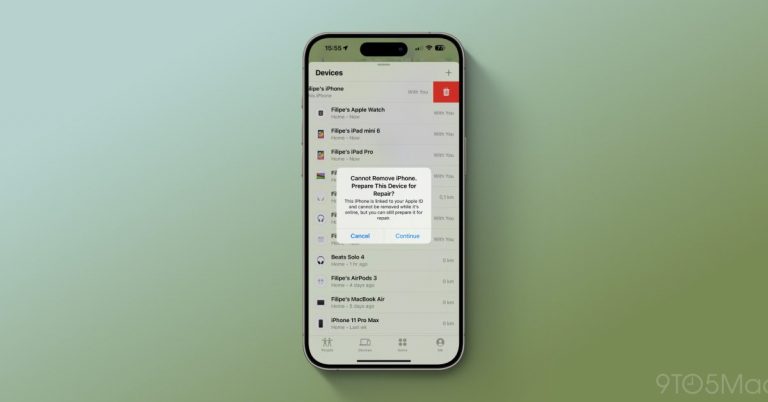 iOS 17.5 introduit un nouvel « état de réparation » qui maintient Find My activé
