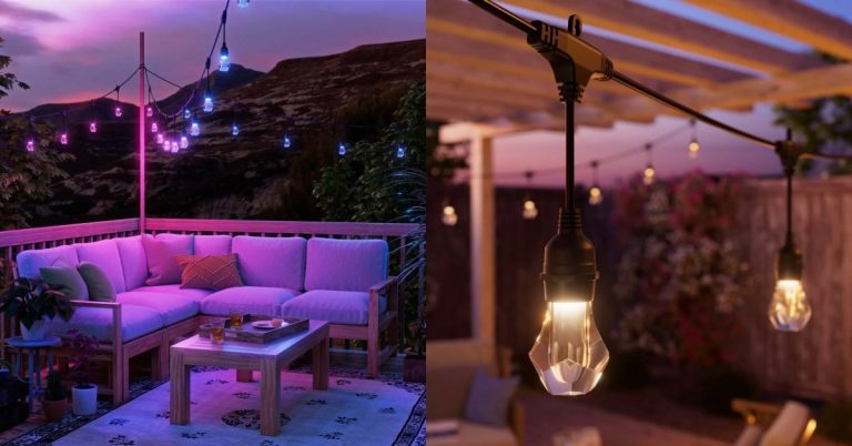 Nanoleaf veut améliorer votre terrasse avec sa guirlande lumineuse extérieure Matter LED