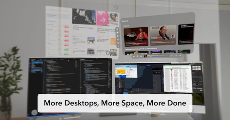 La prise en charge de Vision Pro arrive pour Duet Display et Screens afin d’améliorer votre bureau virtuel