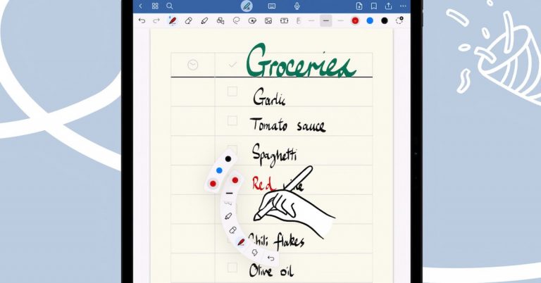 Goodnotes pour iPad mis à jour avec la prise en charge d’Apple Pencil Pro