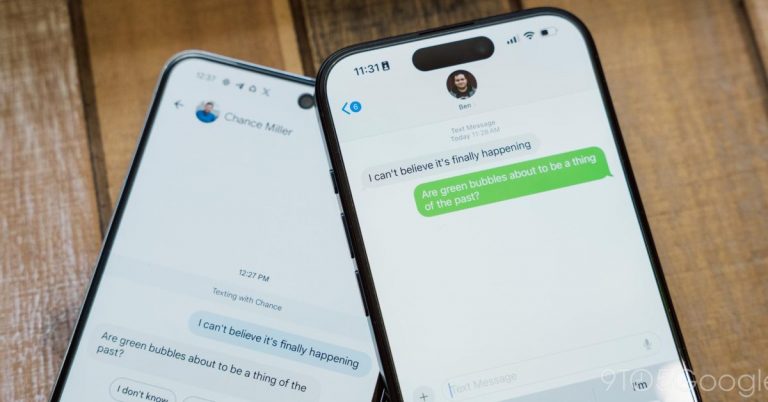 Les utilisateurs de Google Messages pour Android ont envoyé des GIF iPhone déformés