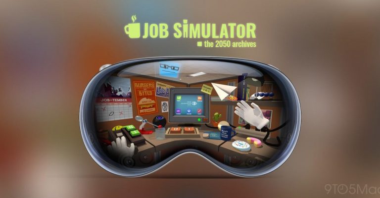 Le jeu VR populaire « Job Simulator » arrive sur Apple Vision Pro