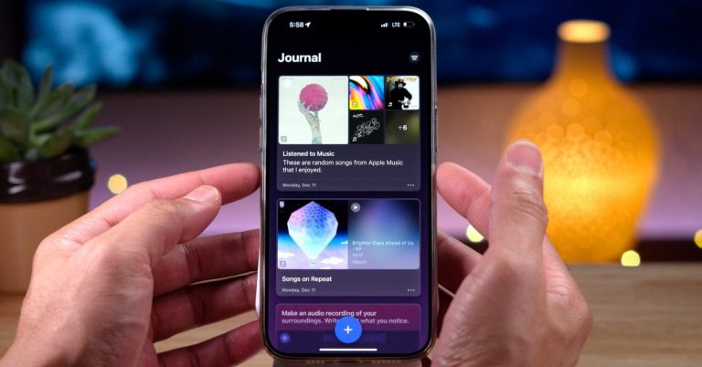 L’application Journal d’Apple pourrait être époustouflée avec une mise à niveau iOS 18 AI