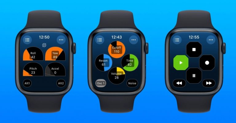 Contrôleur MIDI autonome pour Apple Watch