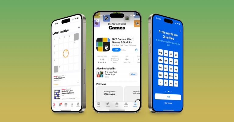 iOS 17.5 montre qu’Apple suit la stratégie de jeux du New York Times