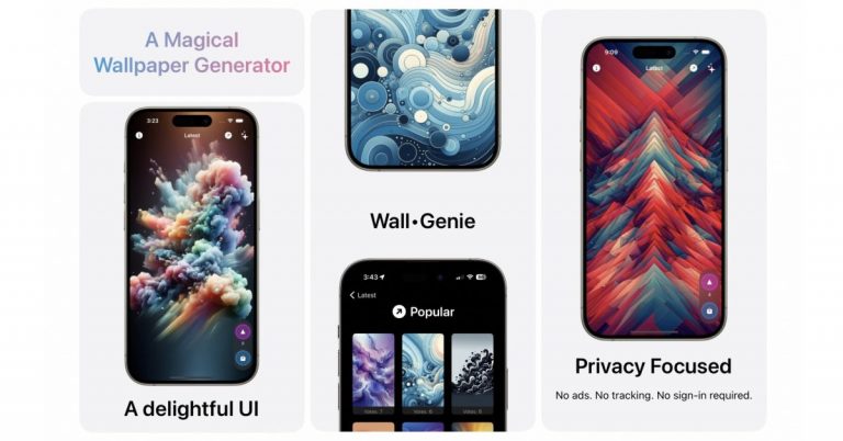 Wall Genie pour iPhone veut vous aider à créer de magnifiques fonds d’écran avec l’IA