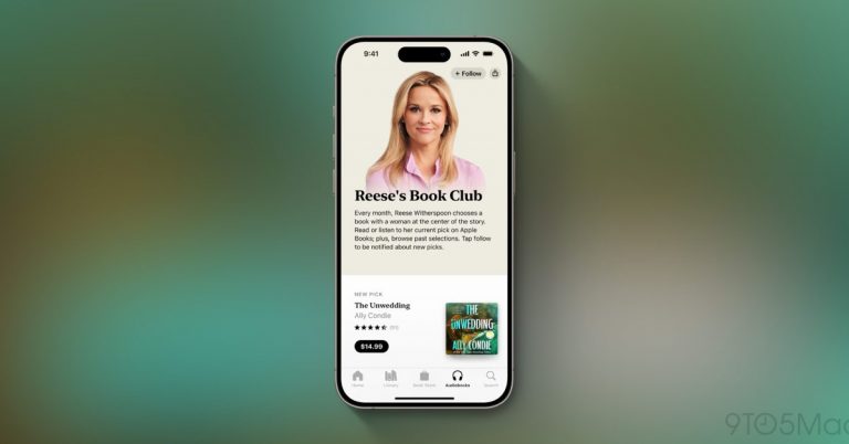 Apple Books est désormais la maison officielle de livres audio du Reese’s Book Club