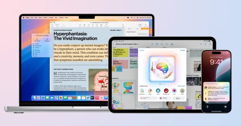 iPhones, iPads et Mac compatibles avec Apple Intelligence