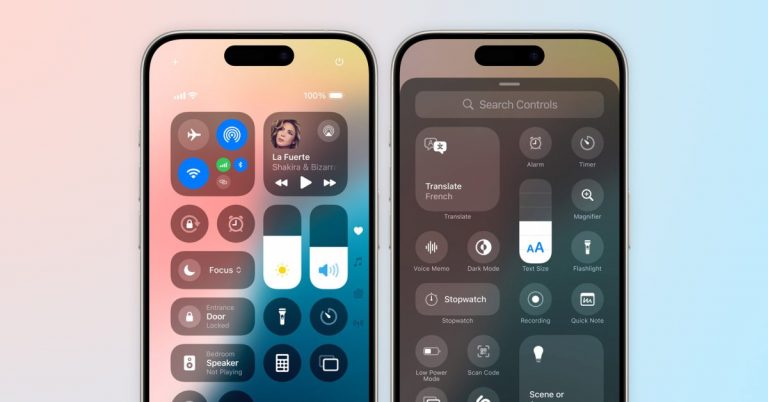 Les développeurs peuvent désormais créer des bascules pour Control Center dans iOS 18