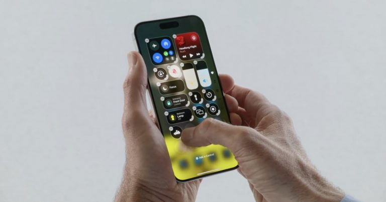 Utiliser le centre de contrôle dans iOS 18