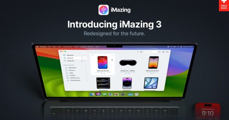 iMazing 3 est une mise à niveau repensée et riche en fonctionnalités vers le meilleur utilitaire de données iPhone pour Mac et PC