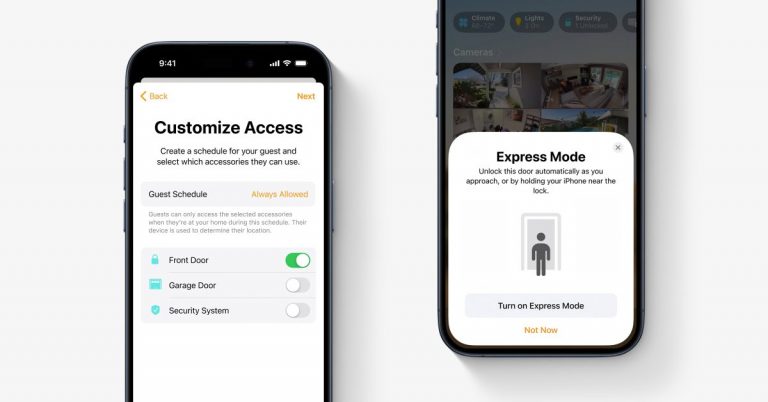 Fonctionnalités iOS 18 HomeKit : accès des utilisateurs invités, déverrouillage des portes mains libres, prise en charge du robot aspirateur