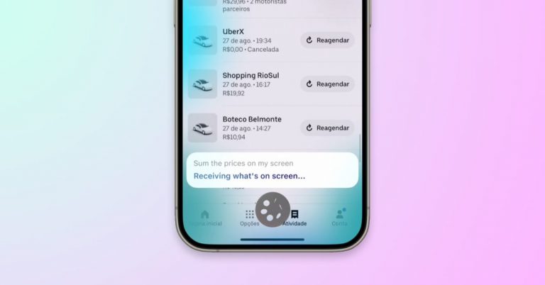 Le concept imagine Siri AI interagissant avec ce qui est à l’écran