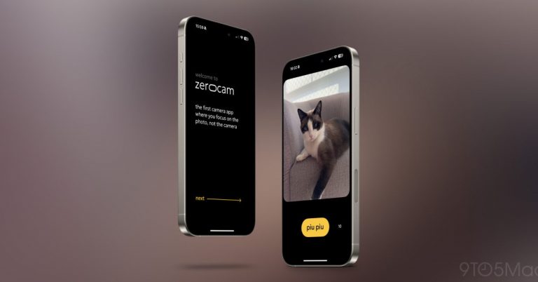 Zerocam est une application d’appareil photo pour iPhone sans paramètres