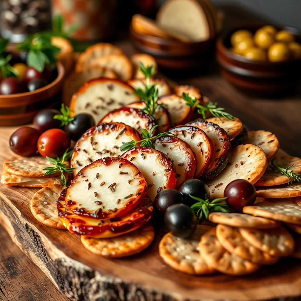 apéritifs avec fromage Scamorza